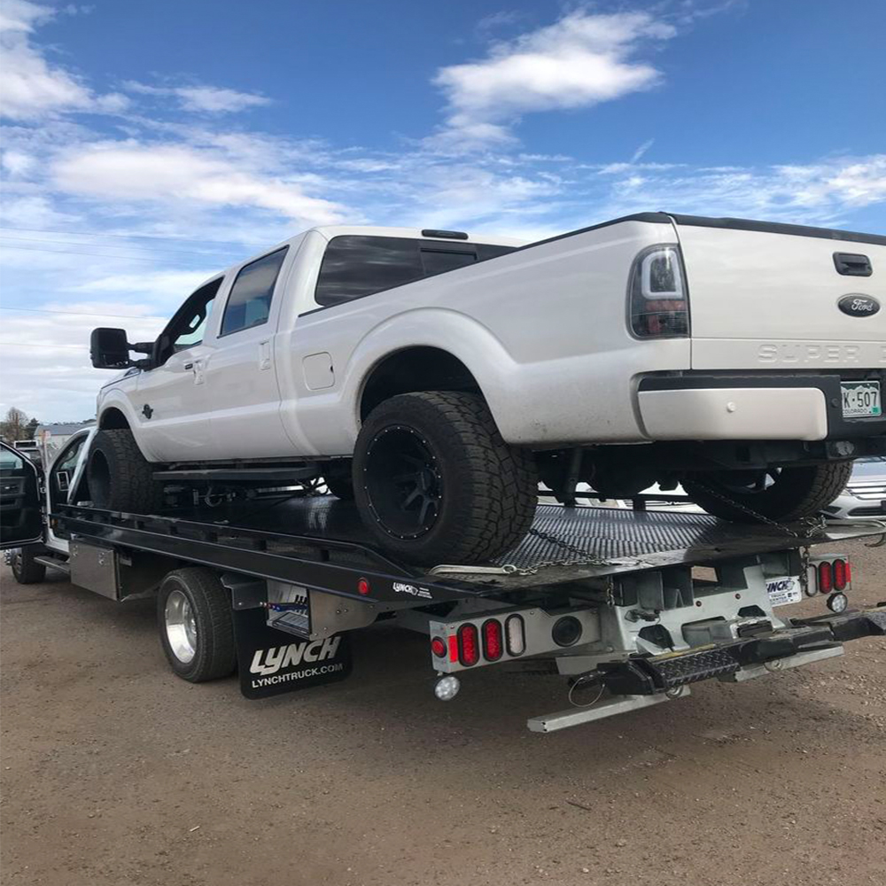 truck towing